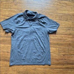 Lululemon Men's Gray Polo Shirt